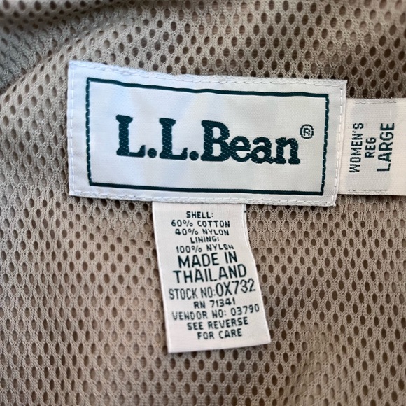 LL Bean Womens jacket Convertible hood - Picture 2 of 3